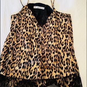 Zara Basic animal print